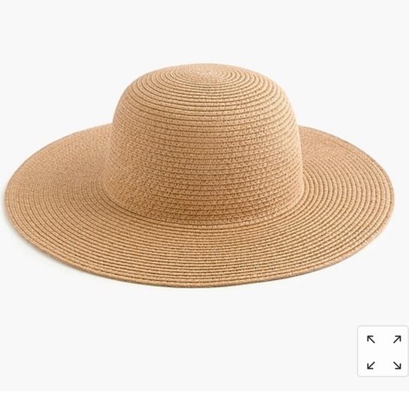 J. Crew Accessories - Jcrew Short-brimmed straw hat sz S/M